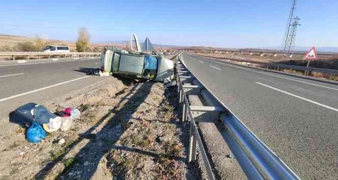 KIRIKKALE TRAFİK KAZASINDA SUNGURLUYU SOLLADI.