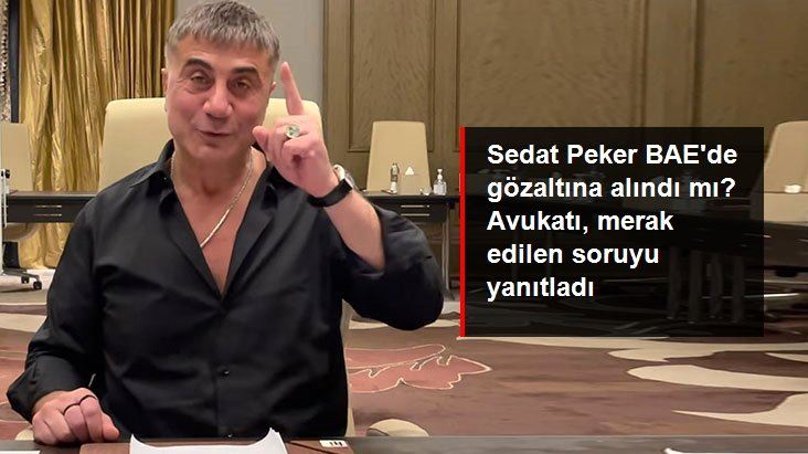 SEDAT PEKER TUTUKLANDI MI?