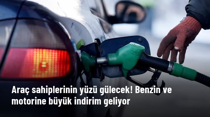 MOTORİNE VE BENZİNE BU GECE TAHTEREVALLİ İNDİRİM VAR.