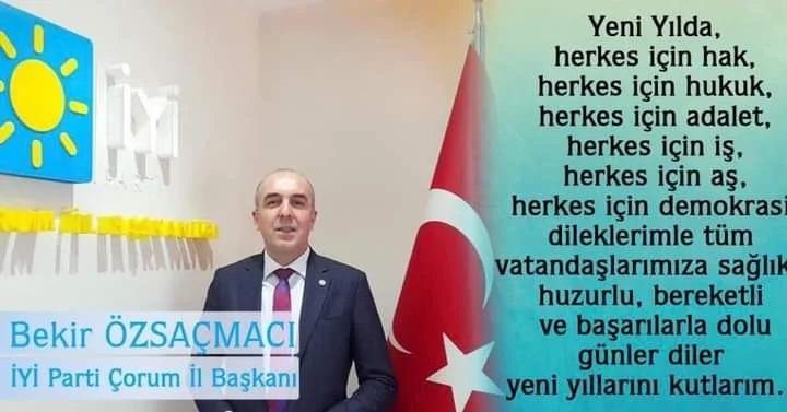 BEKİR ÖZ SAÇMACI DAN BASIN BÜLTENİ.