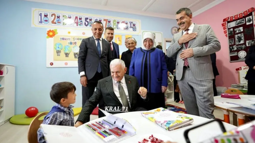 KIRIKKALE DE Hacı Hacer Mıstaçoğlu Kızılay Anaokulunun açılışı törenle yapıldı      