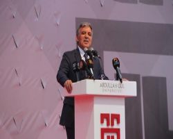 Abdullah Gül: ?İyi insan olun ve yaptığınız işler insanlığa hizmet etsin?