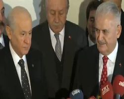 Son dakika: Yıldırım-Bahçeli görüşmesi sonrası açıklama hoş beş altı boş konu gündem yaratmak.imiş!