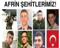 Afrin şehitleri: İsimleri, hikâyeleri