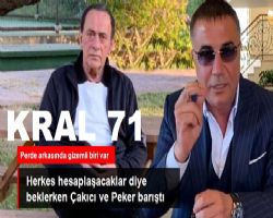 ARAYA GİREN GİZEMLİ VE HATIRLI KİŞİ ALAATTİN ÇAKIÇI İLE SEDAT PEKERİ BARIŞTIRDI.