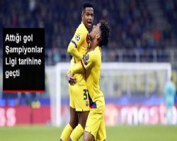 ATTIĞI GOL ŞAMPİYONLAR LİGİ TARİHİNE GEÇTİ.