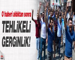 Osmaniye'de HDP il binasına Türk Bayrağı astılar